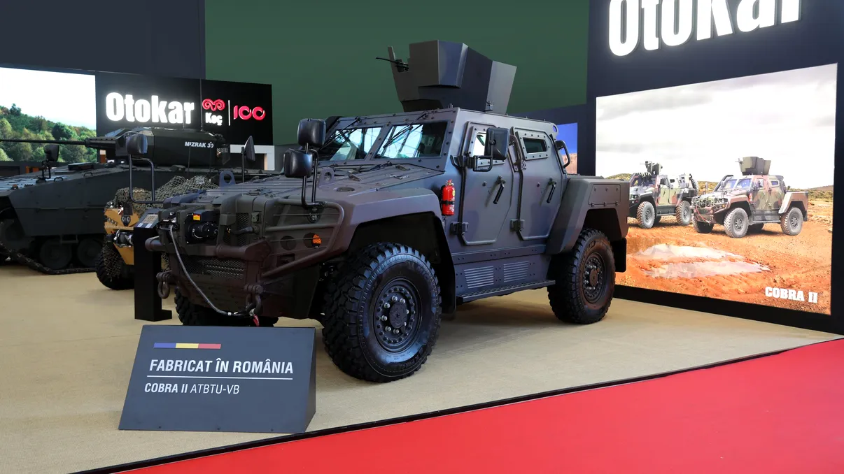 Primul COBRA II fabricat în România, vedeta Otokar la BSDA 2026: blindatul de la Mediaș care schimbă miza industriei de apărare