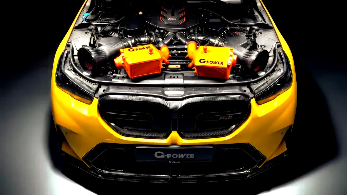 BMW M5 ajunge la 986 CP cu tratament G-Power: sedanul de familie e la un cal distanță de Bugatti Veyron