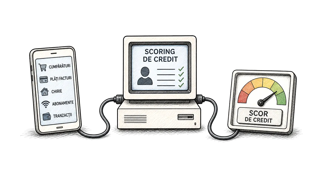 Scoringul de credit în era datelor alternative: cât te ajută istoricul digital și când te pedepsește