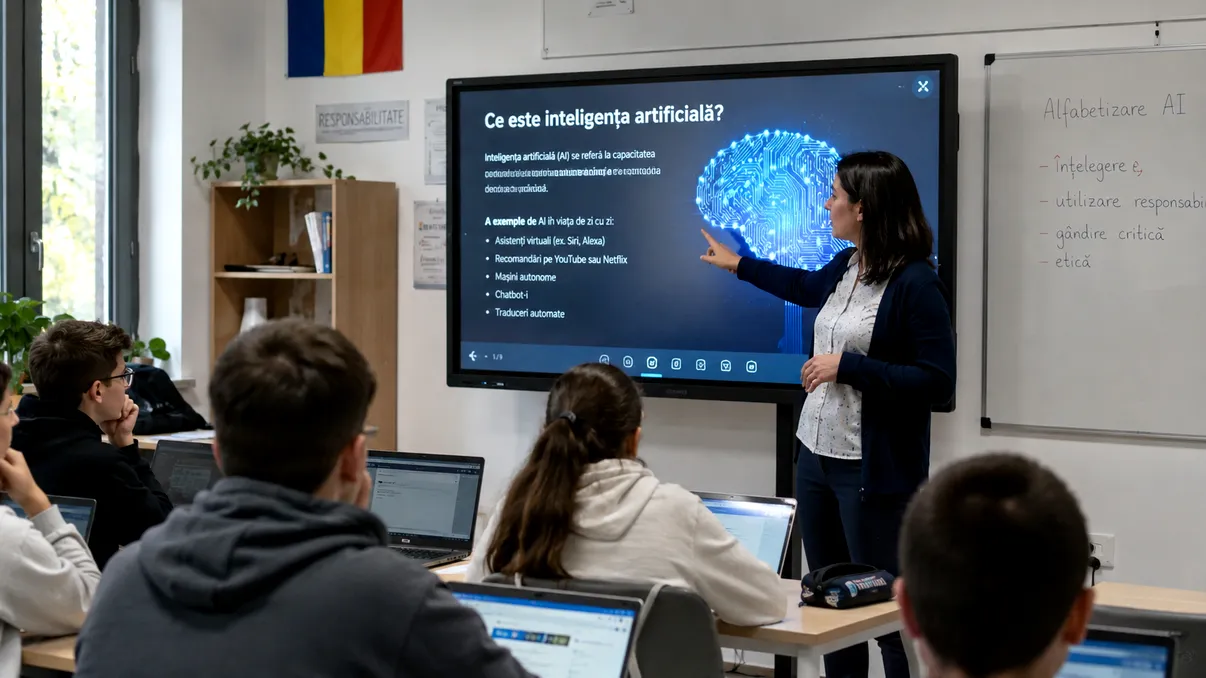 De ce are România nevoie de cursuri de alfabetizare AI la fel cum are nevoie de matematică