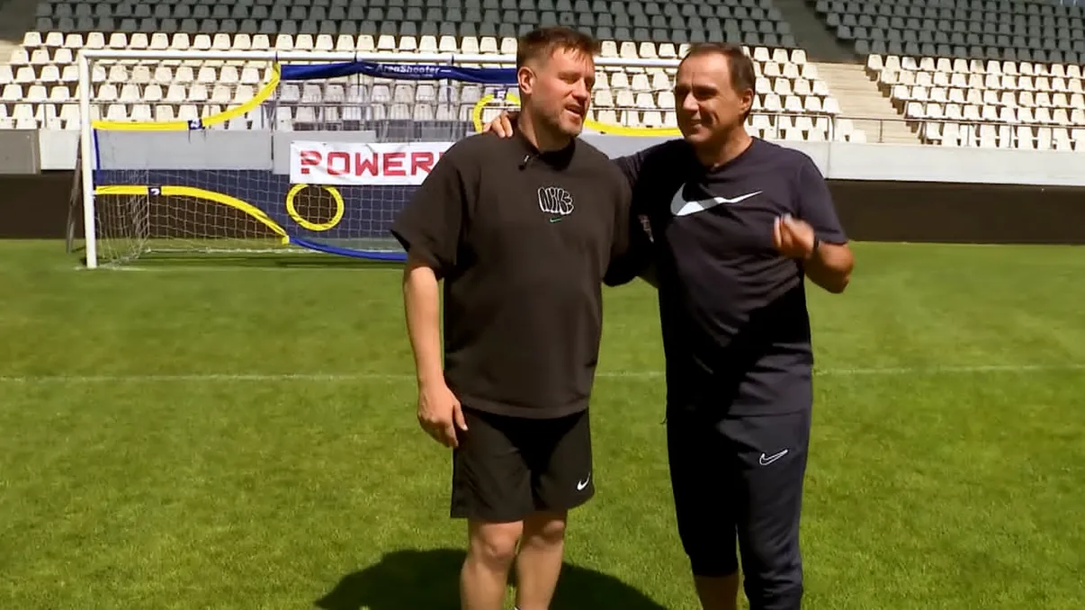 Mihai Pintilii a acceptat provocarea lui Basarab Panduru la Pandi Challenge. Duel de precizie în trei probe spectaculoase