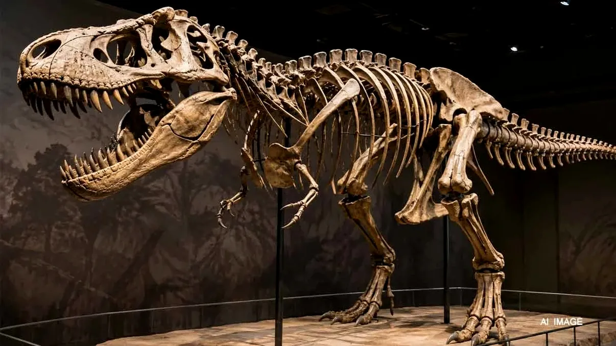 Un schelet de Tyrannosaurus rex a fost vândut cu o sumă record. „Gus” a rescris istoria licitațiilor din lume