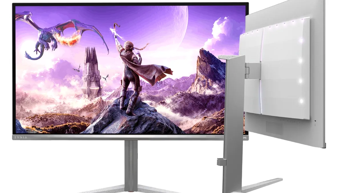Philips Evnia lansează un nou monitor QD-OLED 4K de 32 de inci cu 165 Hz și Ambiglow AI