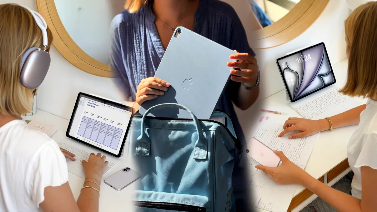 Back to School 2026 la Apple - de la MacBook Air și iPad Air la MacBook Neo și iPhone 17e, există variante perfecte pentru elevi și studenți. Căștile AirPods Max 2 sunt cireașa de pe tort