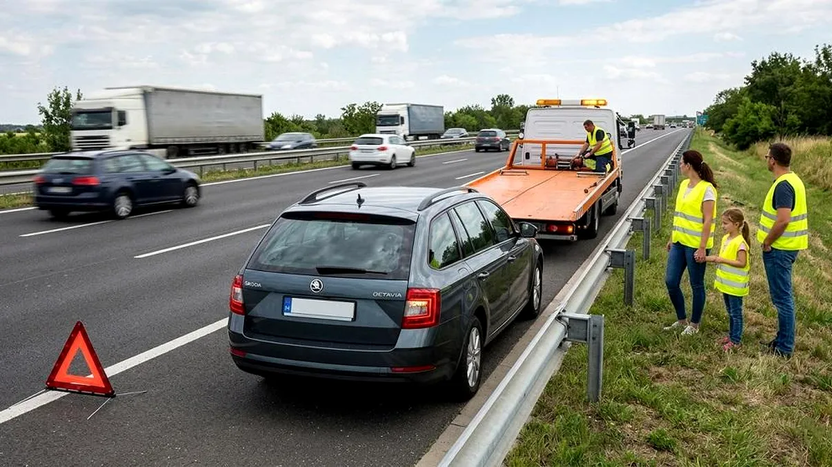 Ce trebuie să faci dacă ți se strică mașina pe autostradă. Unde trebuie să stea pasagerii