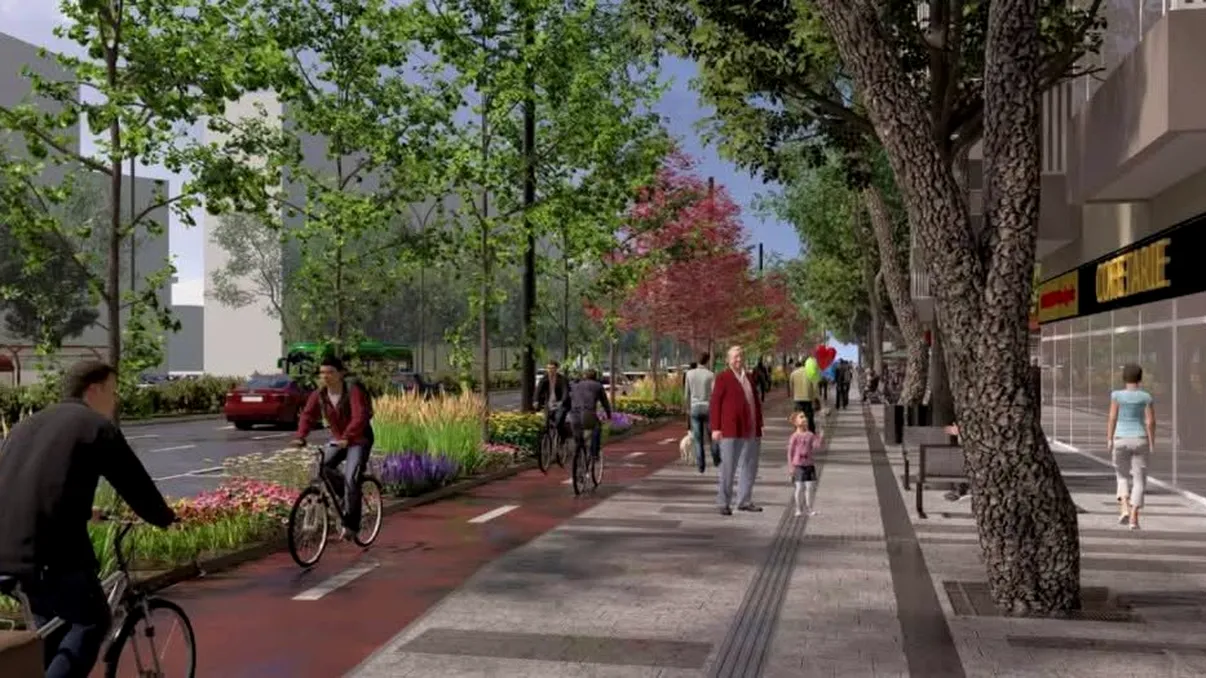 Cel mai aglomerat bulevard din București se transformă. Ce se întâmplă, însă, cu locurile de parcare de pe Iuliu Maniu: 