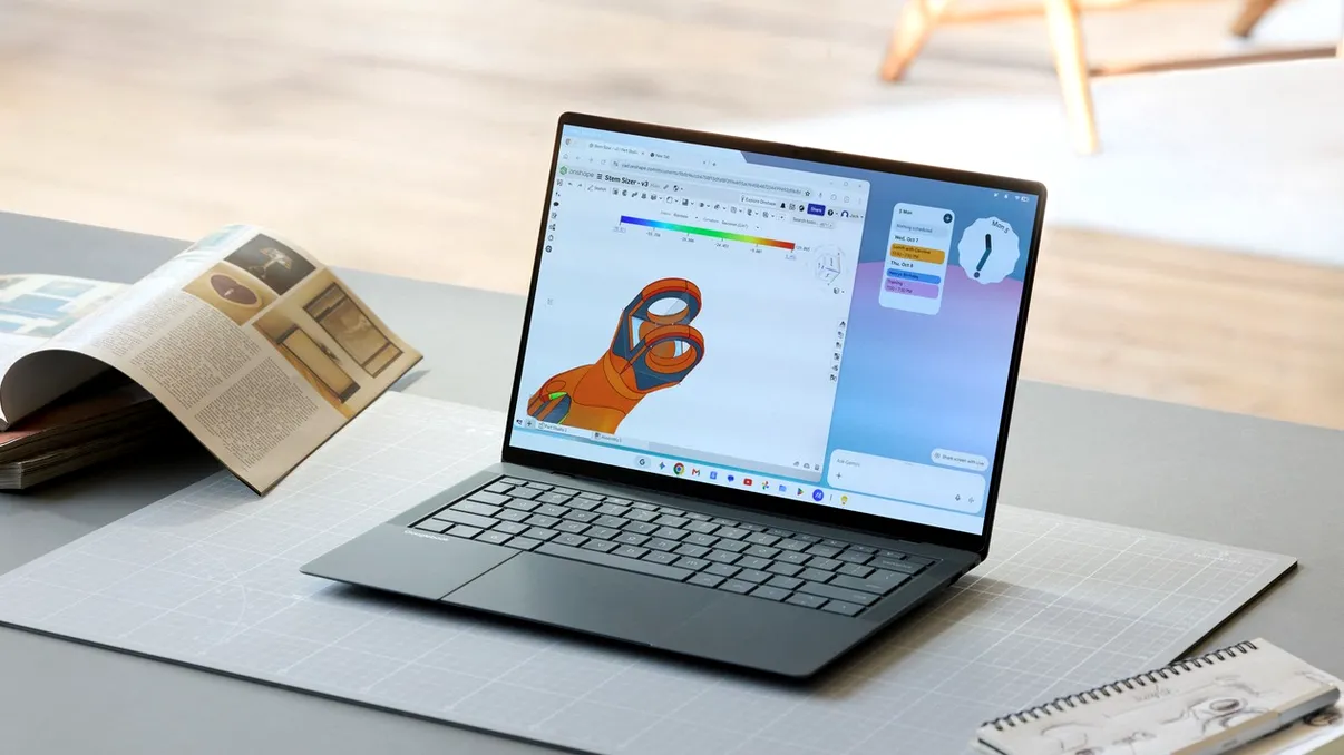 ASUS lansează Googlebook 14, primul său laptop construit special pentru Gemini. Are sub un kg și promite până la 18 ore de autonomie