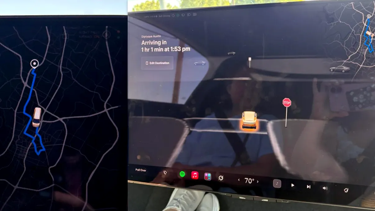 O cursă de 10 minute s-a transformat într-una de 70. Limita neașteptată a Tesla Cybercab pe străzile din Austin