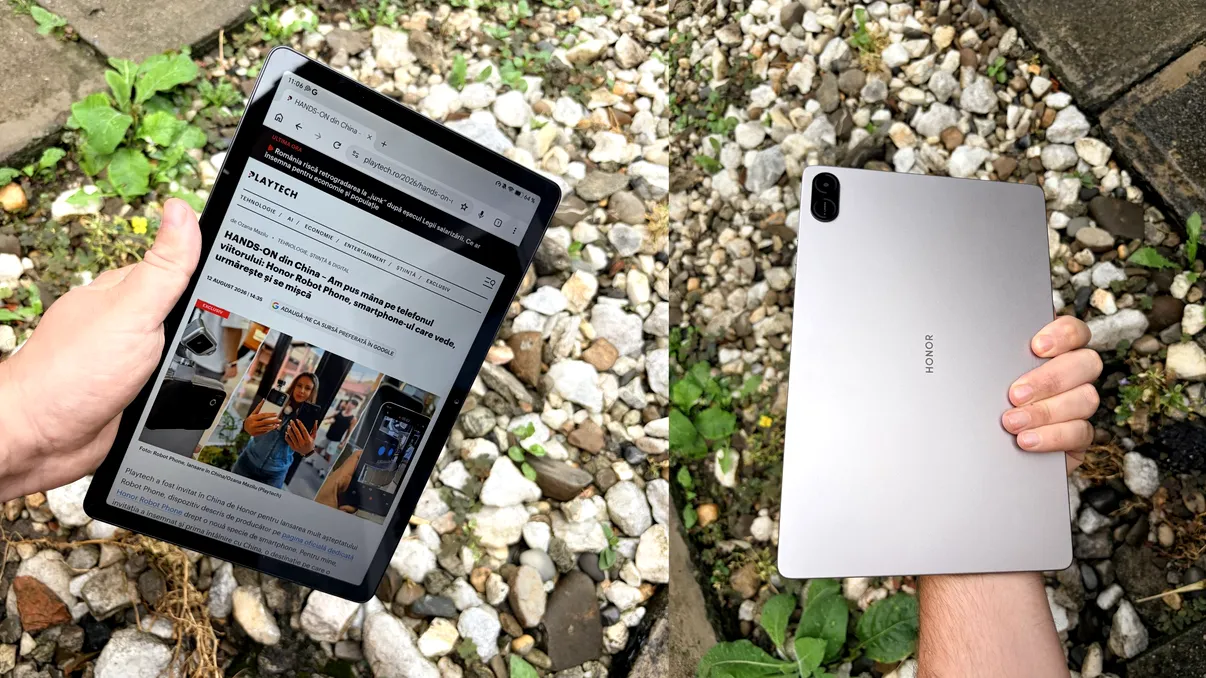 REVIEW HONOR Pad X8b - cât de bună poate să fie o tabletă de 1000 de lei în 2026, ai fi uimit. Te atrage cu autonomia, te câștigă cu rezistența