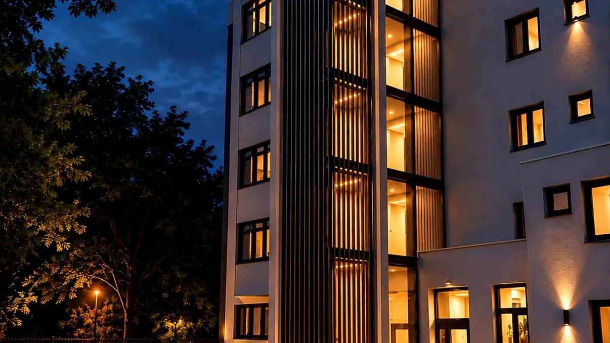 Unde se montează primul lift exterior la un bloc vechi și  cine suportă costurile după instalare. Cum se pot înscrie românii în programul „Lift pentru viață”
