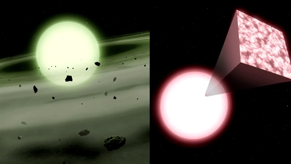 Astronomii au identificat o stea care pare verde și una dintre cele mai roșii observate vreodată. Ce le face atât de diferite