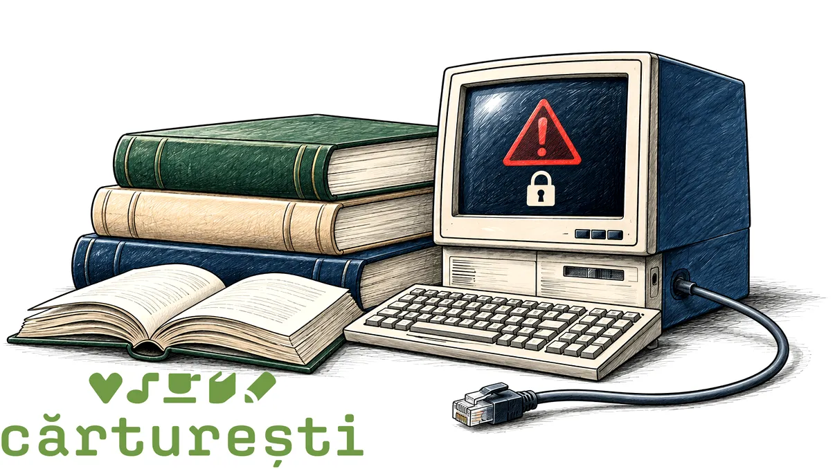 Cărturești a căzut victimă hackerilor, mesajul primit de clienți. Serviciile care nu mai funcționează din lanțul popular de librării
