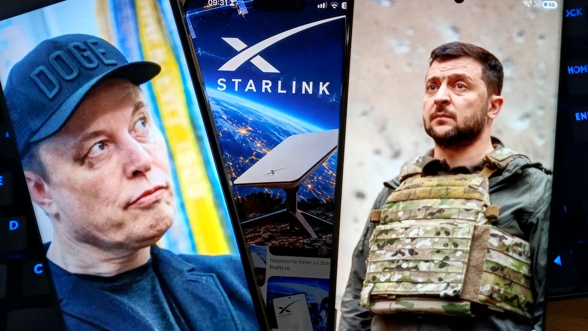Musk acuză Ucraina că a încălcat regulile Starlink folosindu-i tehnologia „pentru a ucide oameni”, iar Kievul reacționează