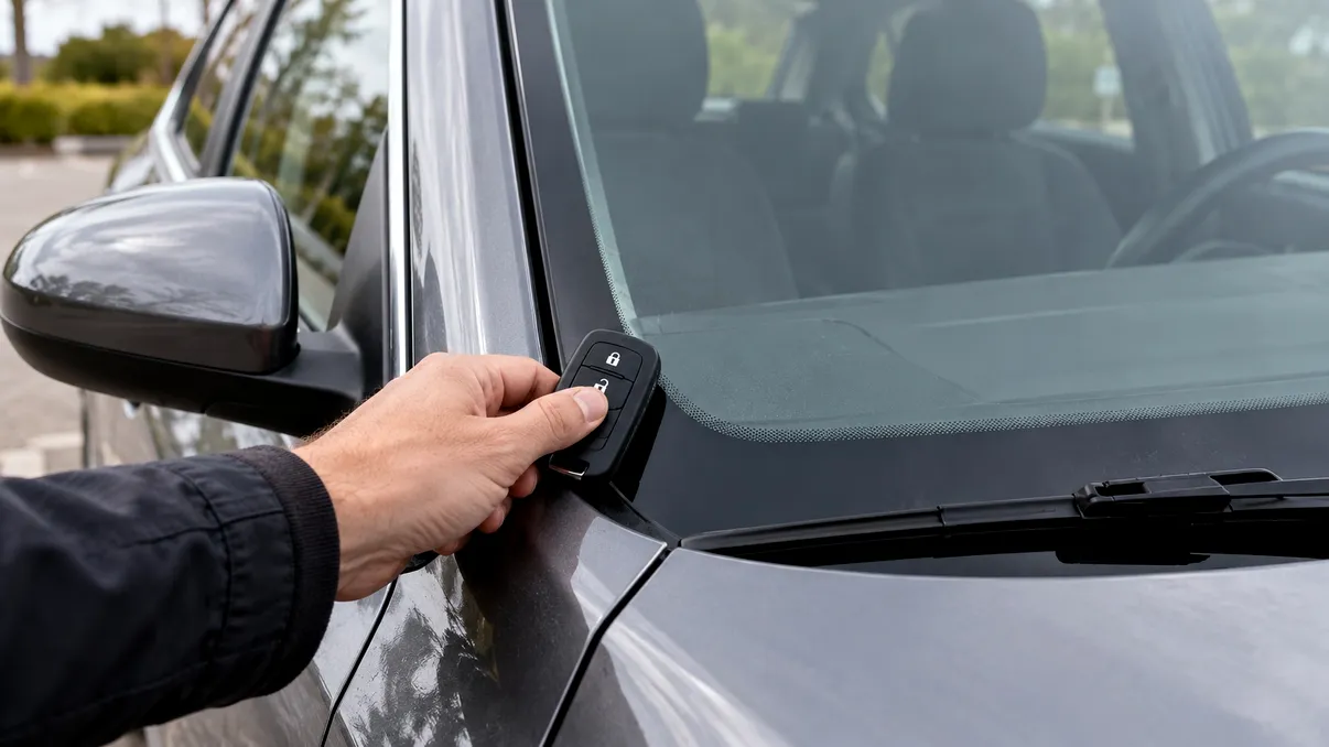 Telecomandă care funcționează numai lângă parbriz: antenă, interferențe sau baterie slabă