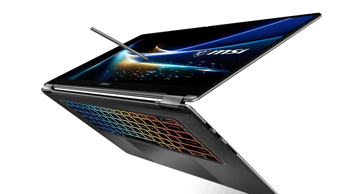 MSI lansează un laptop 2-în-1 cu până la 128 GB de memorie și performanță AI de 1 petaflop