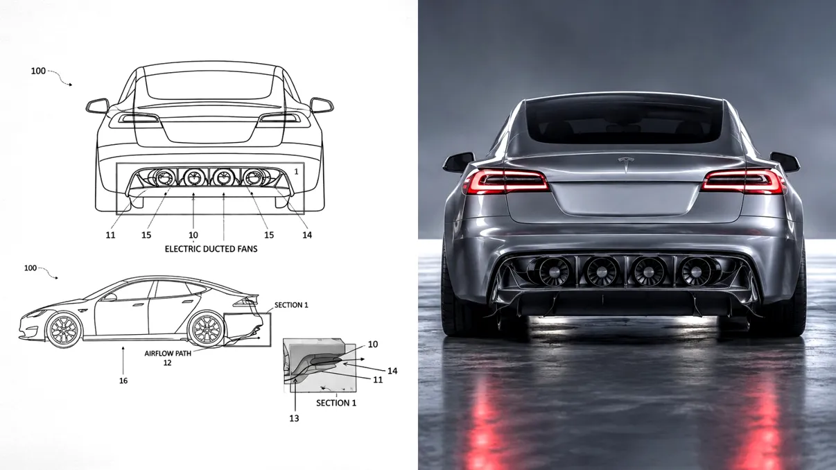 Tesla a brevetat mașina care se lipește de asfalt cu patru ventilatoare. Tehnologia care ar putea transforma noul Roadster