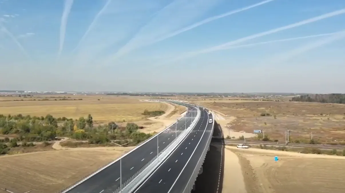 O nouă bucată din Autostrada Bucureștiului, aproape gata. Când se deschide circulația între Glina și Afumați