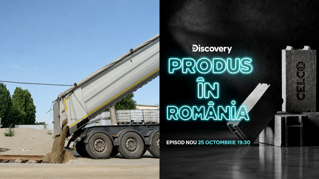 Cum se fabrică unul dintre cele mai folosite materiale de construcții din România. Discovery intră în fabrica CELCO din Constanța, într-un nou episod „Produs în România”
