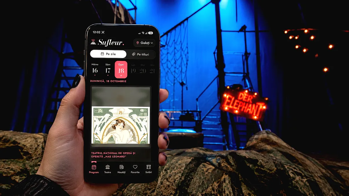 INTERVIU | Aplicația gratuită și fără reclame care te ajută să nu ratezi spectacolele de teatru. Creatorul ei explică cum funcționează Sufleur de ce ai nevoie de ea