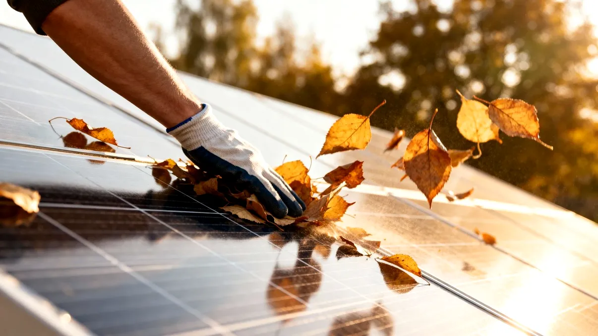 Greșeala pe care mulți proprietari de panouri fotovoltaice o fac toamna. Poate reduce producția de curent exact înainte de iarnă