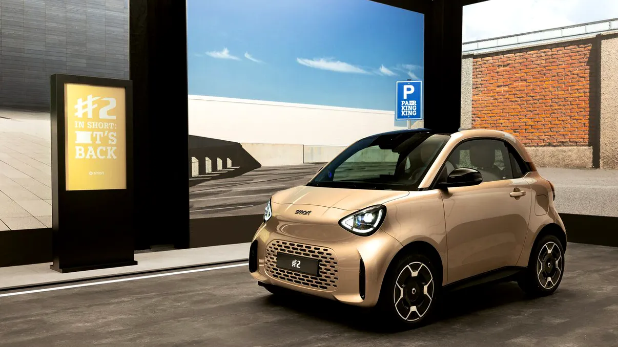 Smart Fortwo renaște după trei ani de absență. Noul Smart #2 costă 19.990 de euro și are autonomie de peste două ori mai mare