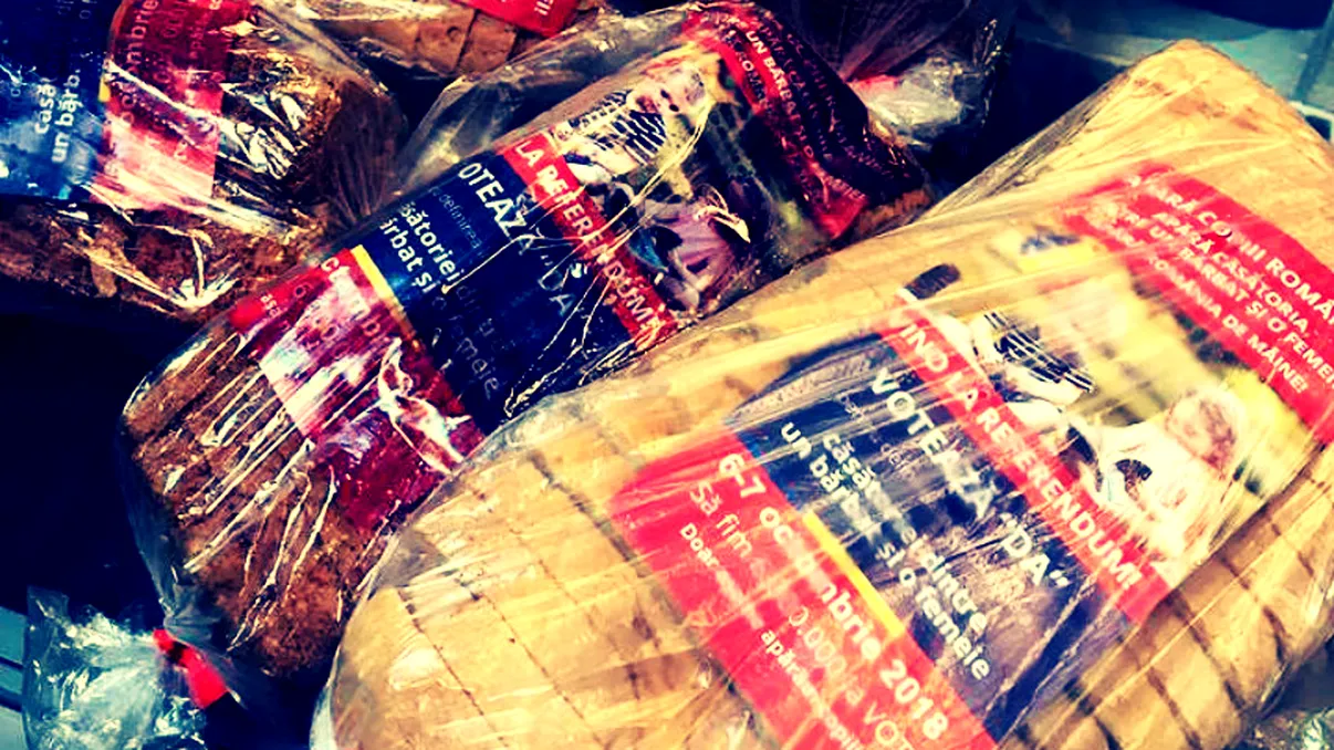 Cine a vândut pâine „ambalată” în propagandă pentru referendum