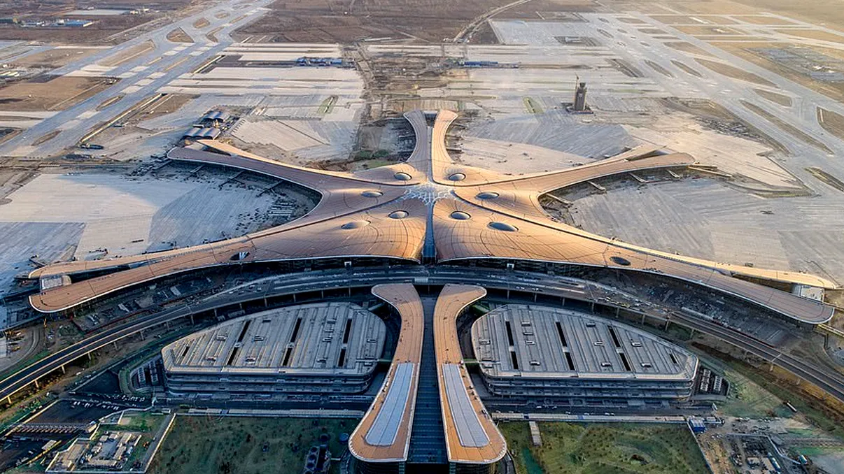 VIDEO Cum arată mega –aeroportul din China, terminalul care va deveni cel mai mare din lume
