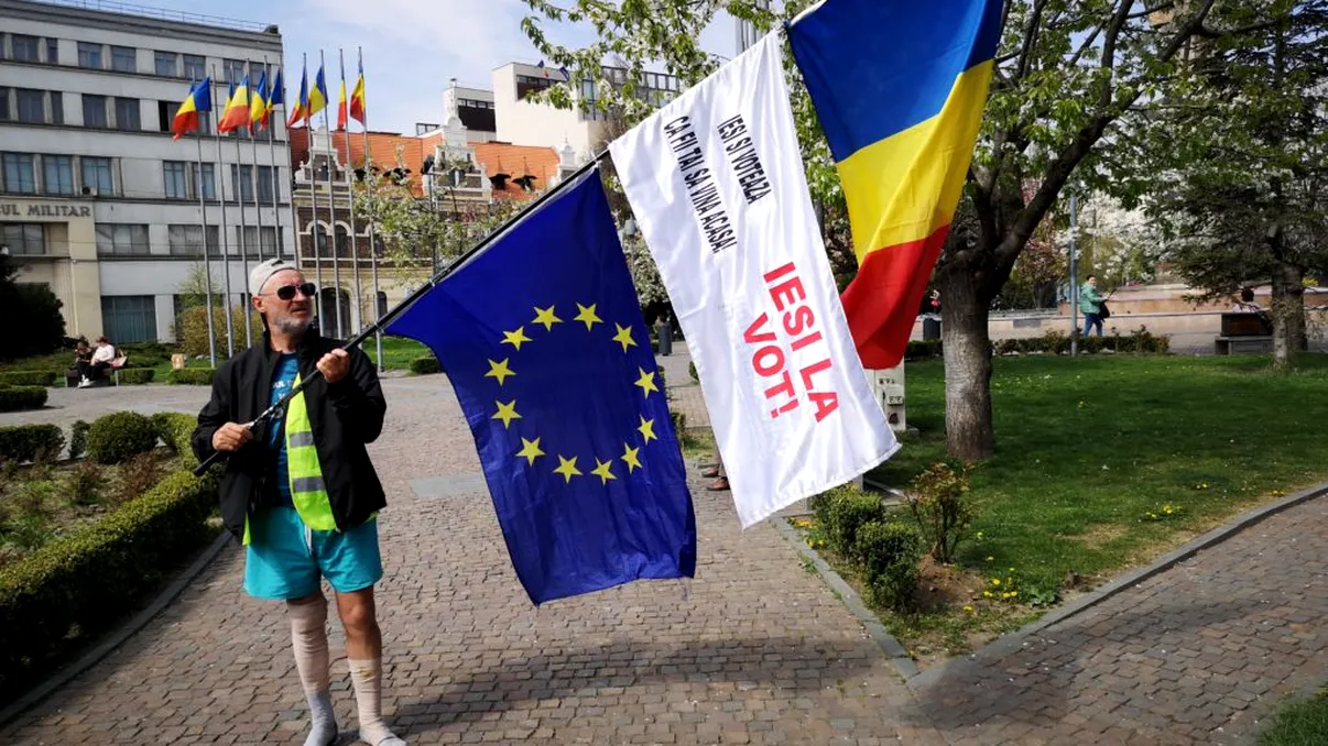 Gest extrem al unui pensionar ca tu să mergi să votezi