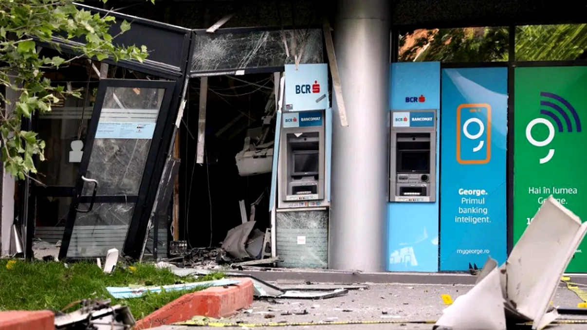 Suma fabuloasă care a fost furată din bancomatul care a explodat, luni dimineața, la Pallady