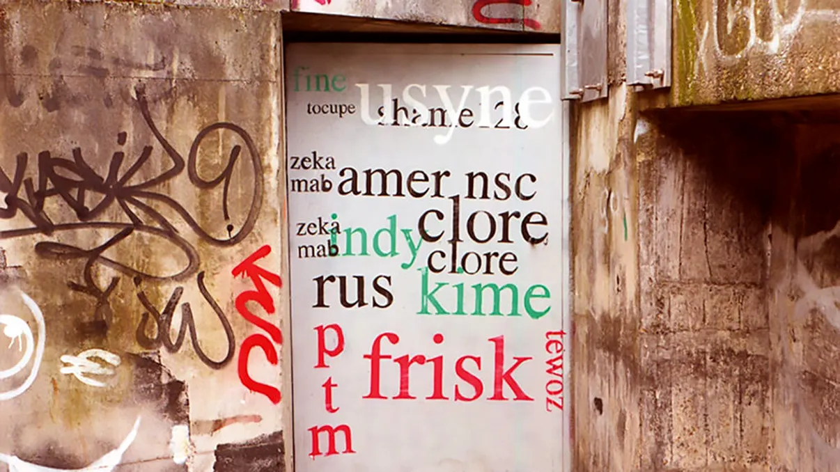 Un altfel de graffiti: cu ce a decis un artist să acopere pereții desenați