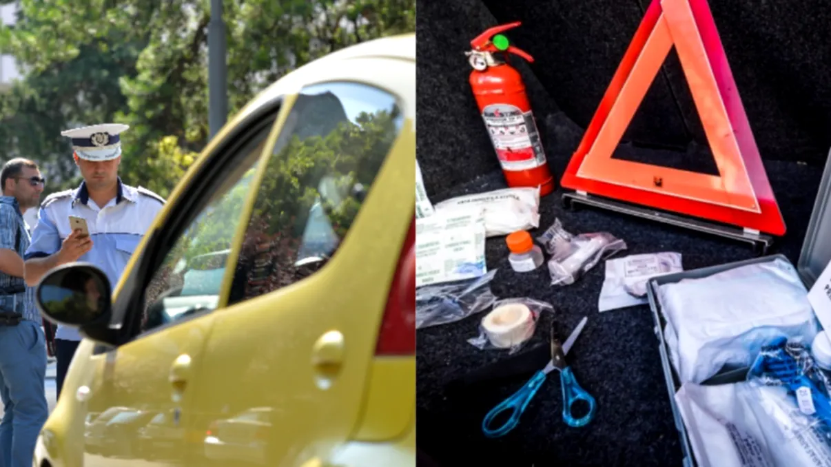 Mai este sau nu obligatorie trusa medicală în mașină, în România. Ce amenzi riscă șoferii care nu sunt echipați complet