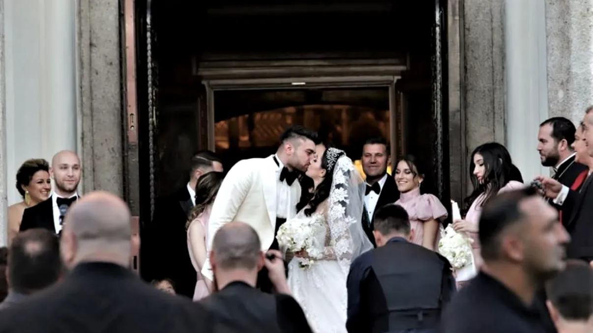 Câți bani a strâns la nuntă fiica lui Gigi Becali. Teodora şi Mihai Mincu îşi pot cumpăra 15 apartamente din dar