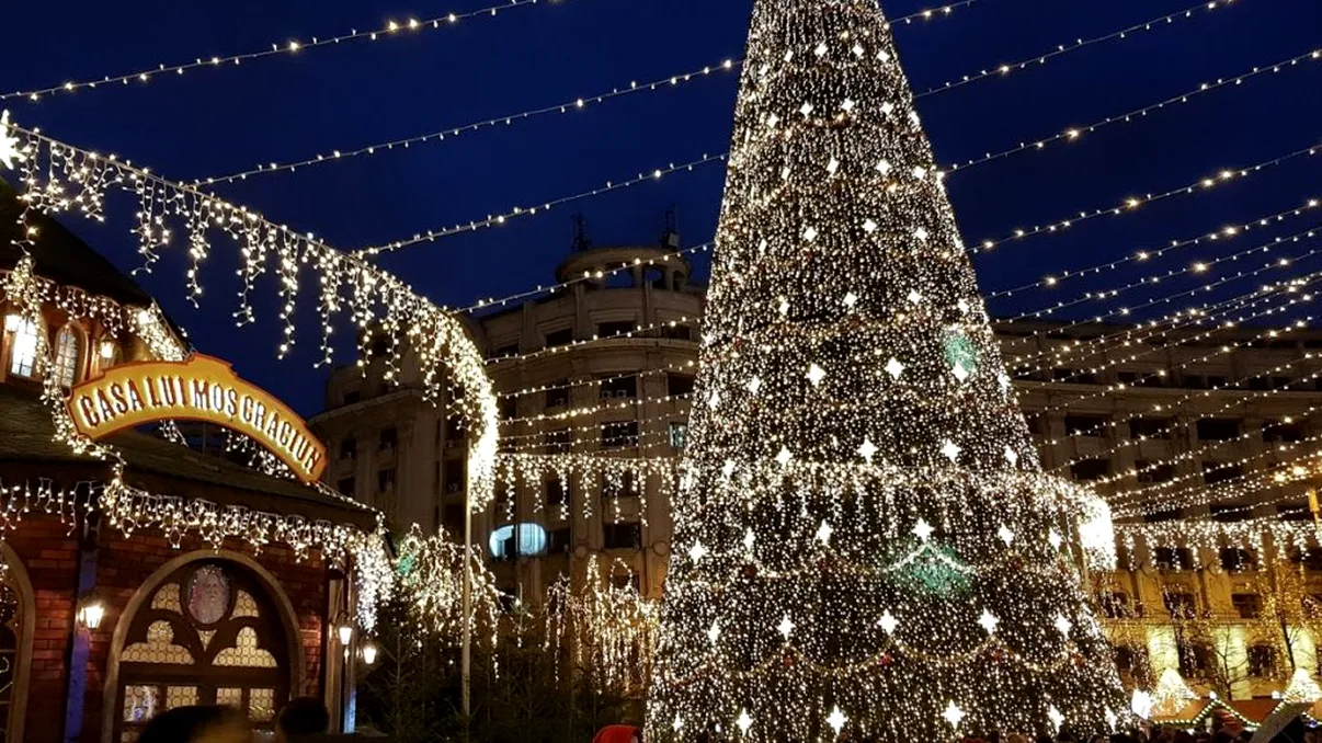 Când se aprind, în Capitală, luminițele de Crăciun. Schimbare majoră față de anul trecut