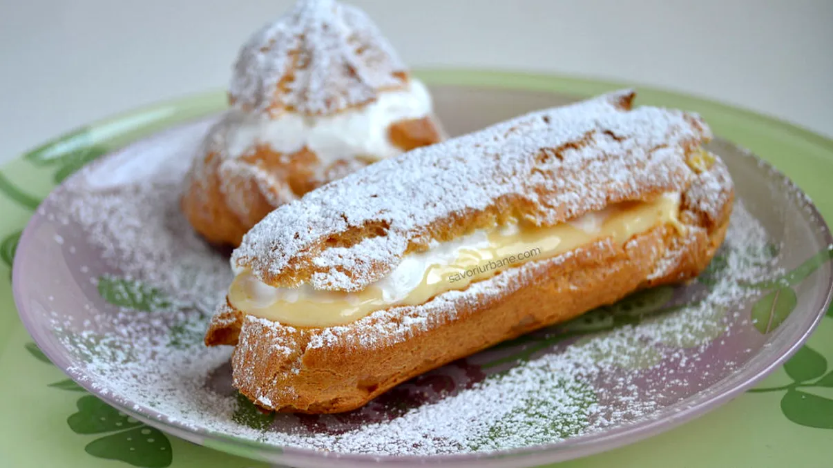 Rețeta clasică de eclere care nu trebuie să-ți lipsească de pe masa de Crăciun