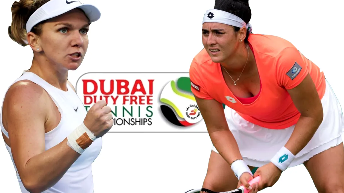 Cine transmite la tv meciul de tenis Simona Halep – Ons Jabeur. Când se joacă partida de la Dubai