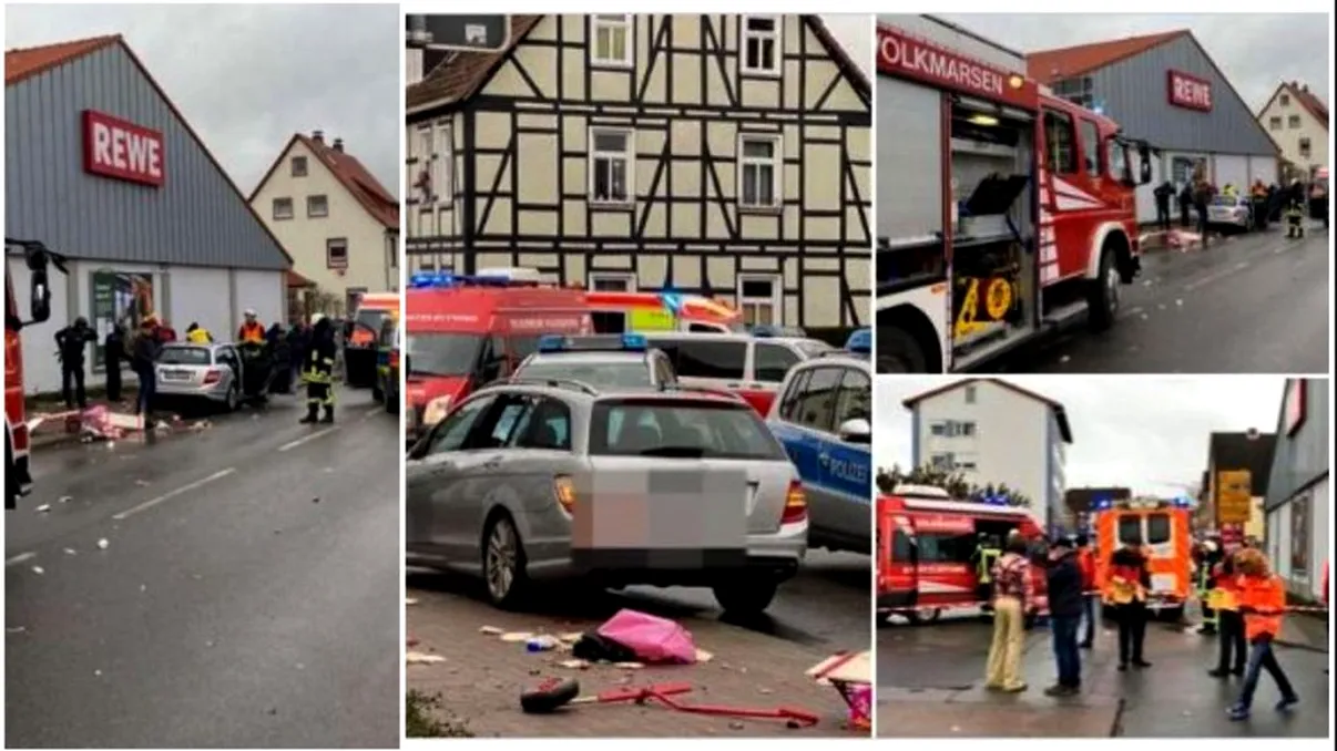 Scene de groază în Germania! Un bărbat a intrat cu mașina în mulțime. Cel puțin 15 victime, inclusiv copii