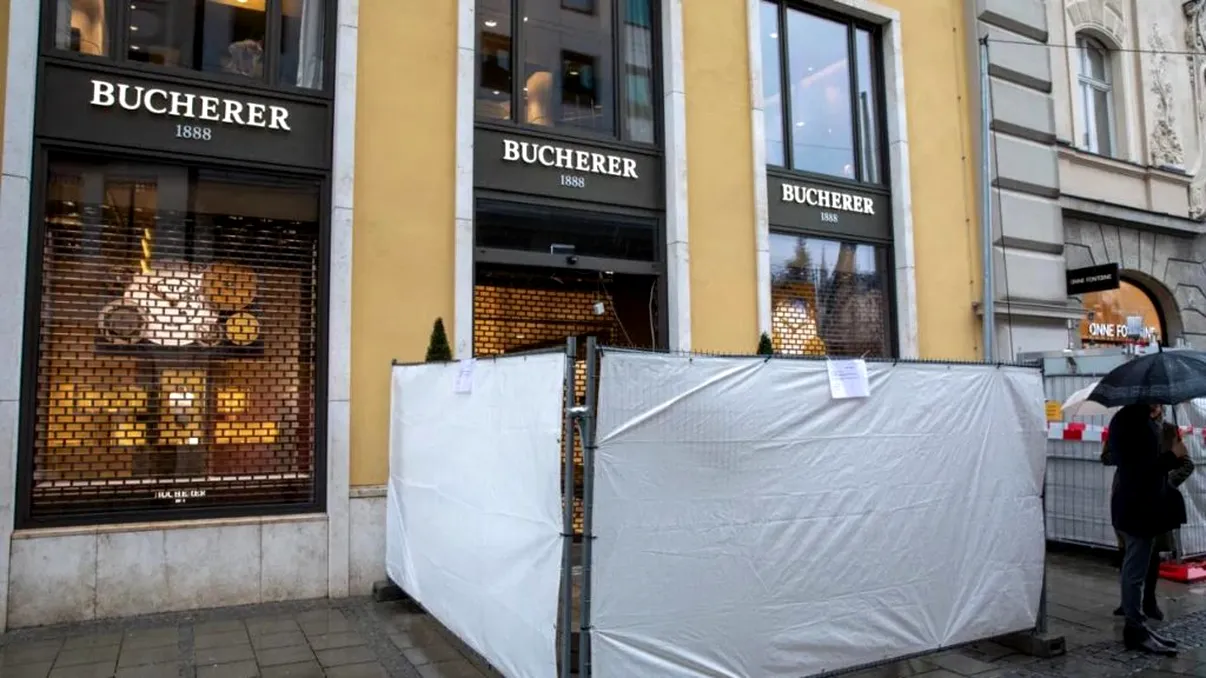 Jaf de milioane de euro, în câteva minute: cum au scăpat hoții de bijuterii