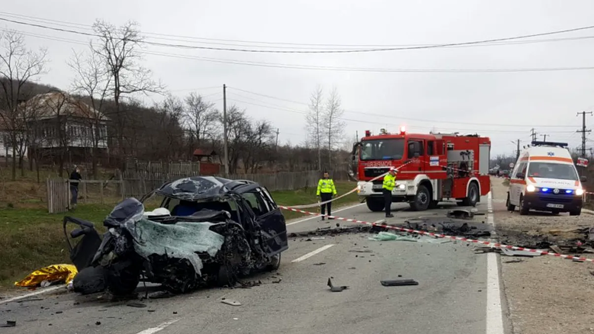 Accident mortal în Vâlcea! Camerele de supraveghere au surprins întreaga scenă