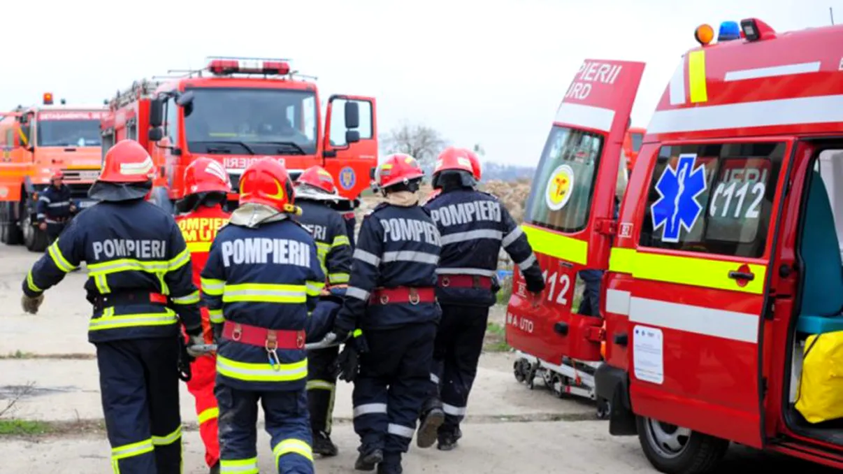 Un camion încărcat cu butelii de propan, implicat într-un accident grav pe Autostrada A1! Circulația este blocată pe ambele sensuri