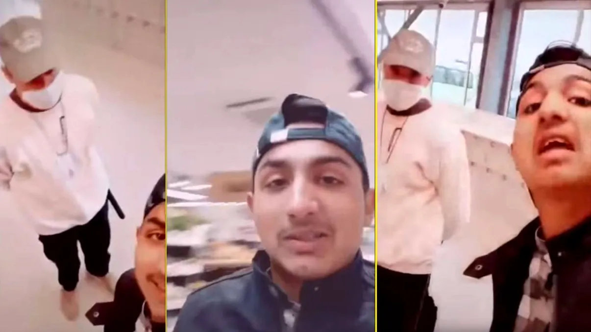 Un tânăr din Iași s-a filmat în timp ce amenința vânzătoarele dintr-un magazin că le infectează VIDEO