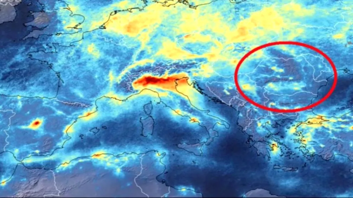 Ce s-a observat din satelit, deasupra Europei. Oamenii de știință încearcă să găsească o explicație
