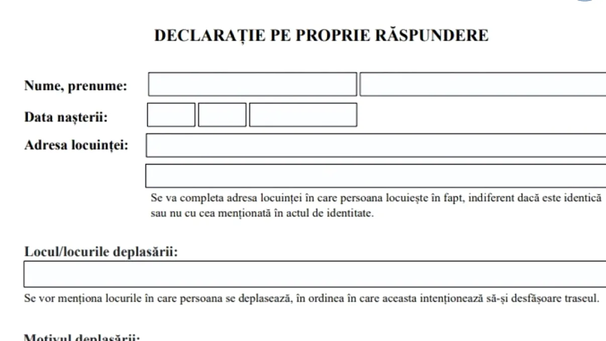 Greșeala pe care o fac mulți români în completarea declarației pe proprie răspundere. Poate deveni nulă