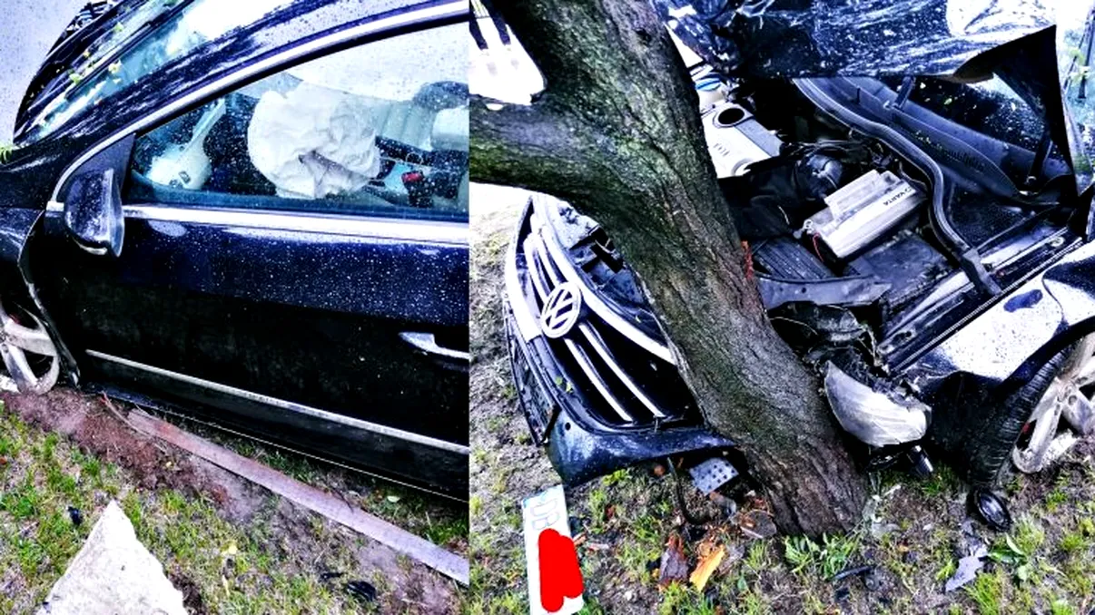 Cel mai grav accident! Mașina de 20.000 de euro s-a făcut bucăți. Starea șoferului