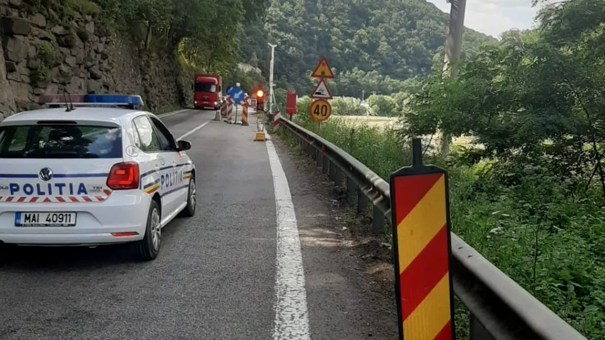 Atenție, șoferi! Circulația pe Valea Oltului, restricționată pentru două luni. Care sunt variantele ocolitoare