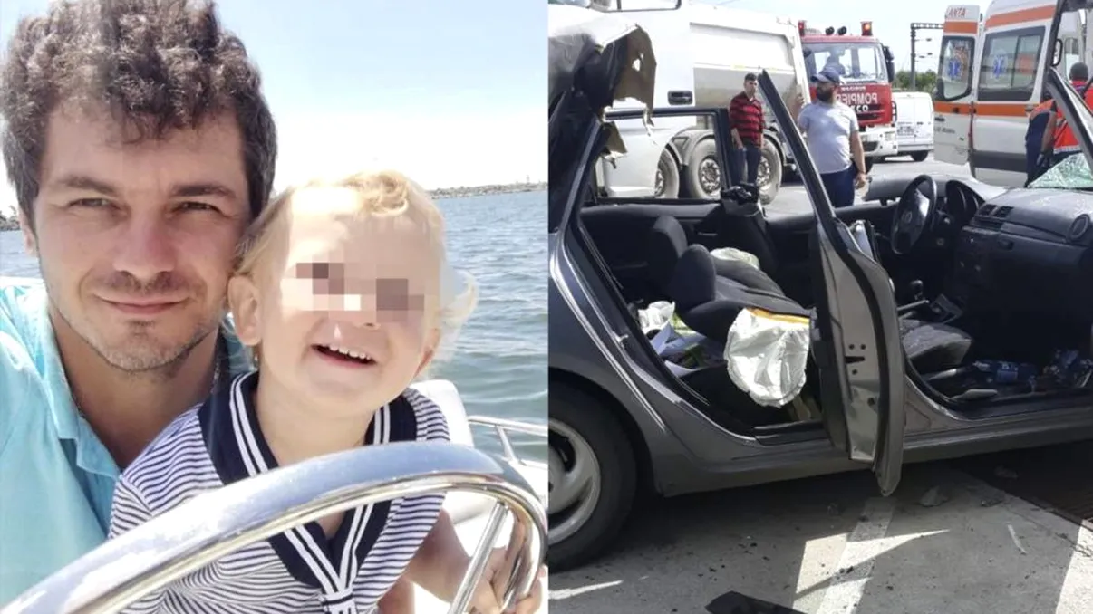Accident teribil în Hunedoara. Un bărbat de 31 de ani a murit pe loc după ce a oprit să acorde prioritate. Băiețelul său de trei ani se afla în mașină