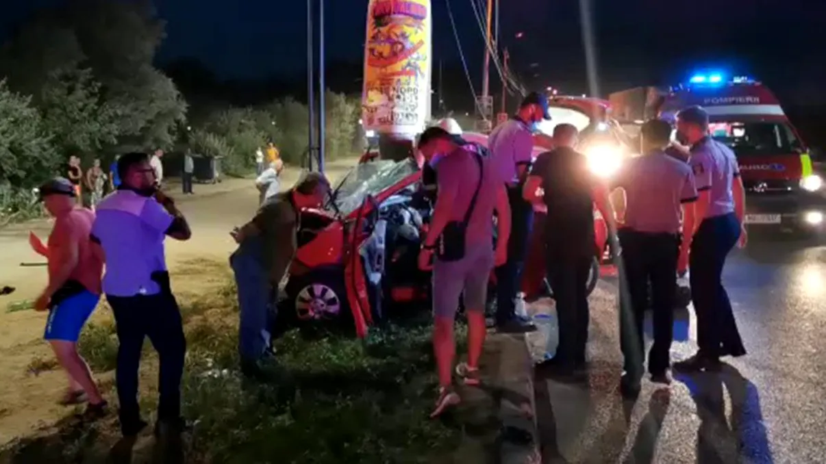 Accident teribil la Eforie. Cristian a murit pe loc, iar iubita sa este în comă. Cum s-a produs nenorocirea