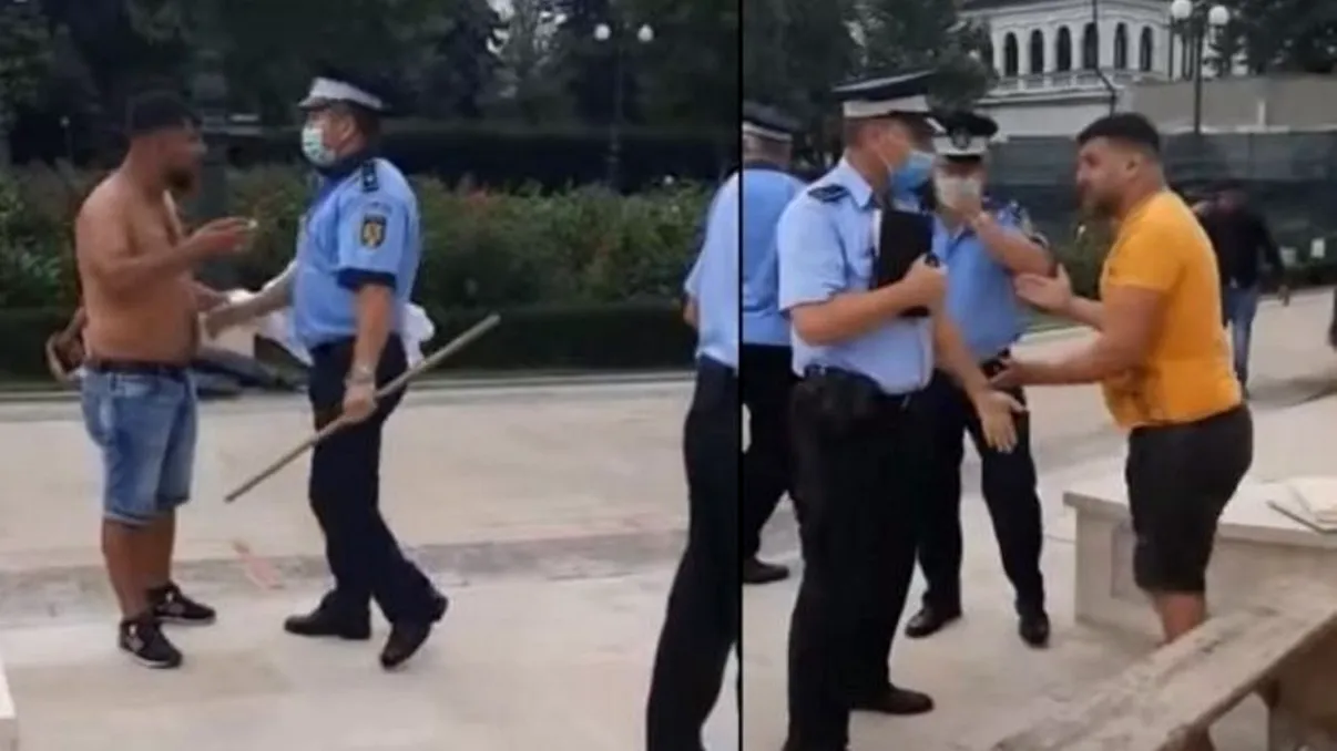 Ce au putut să facă mai mulți rromi în curtea Mitropoliei. Au apărut imaginile groazei