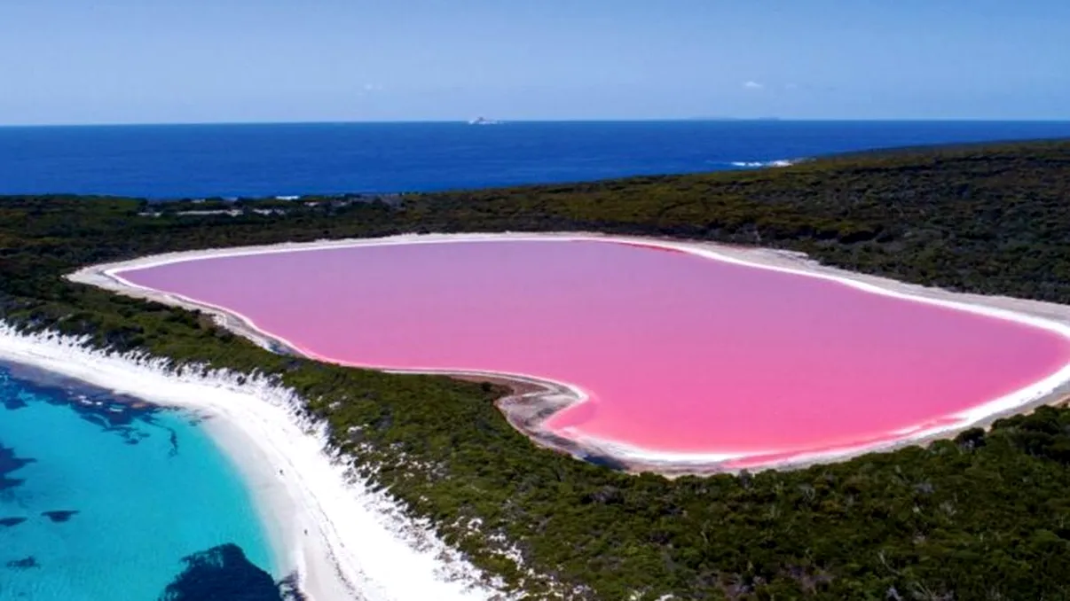 Cel mai bizar lac din lume. Este roz, iar oamenii de știință au făcut acum descoperirea uluitoare