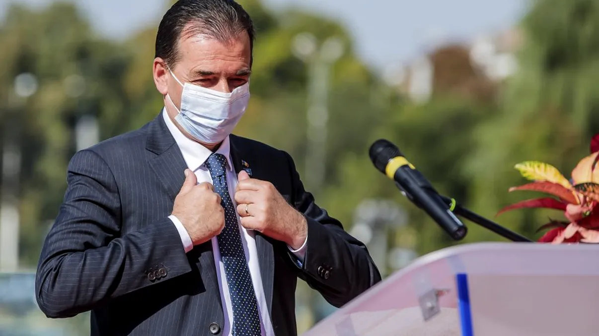 Ludovic Orban, decizie de ultimă oră cu privire la purtarea măștilor la școală. Ce a transmis premierul