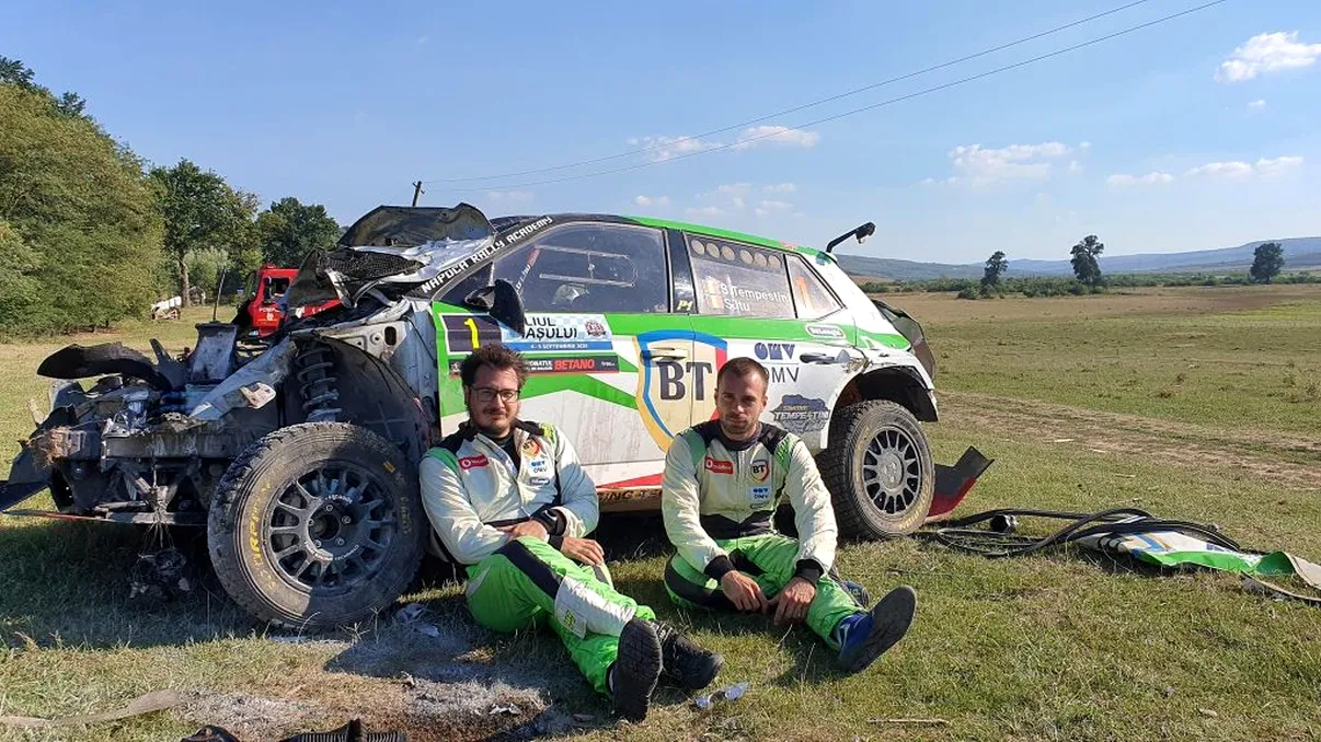 EXCLUSIV Simone Tempestini, adevărul despre accidentul de la Iaşi. Ce răni are campionul naţional de raliuri